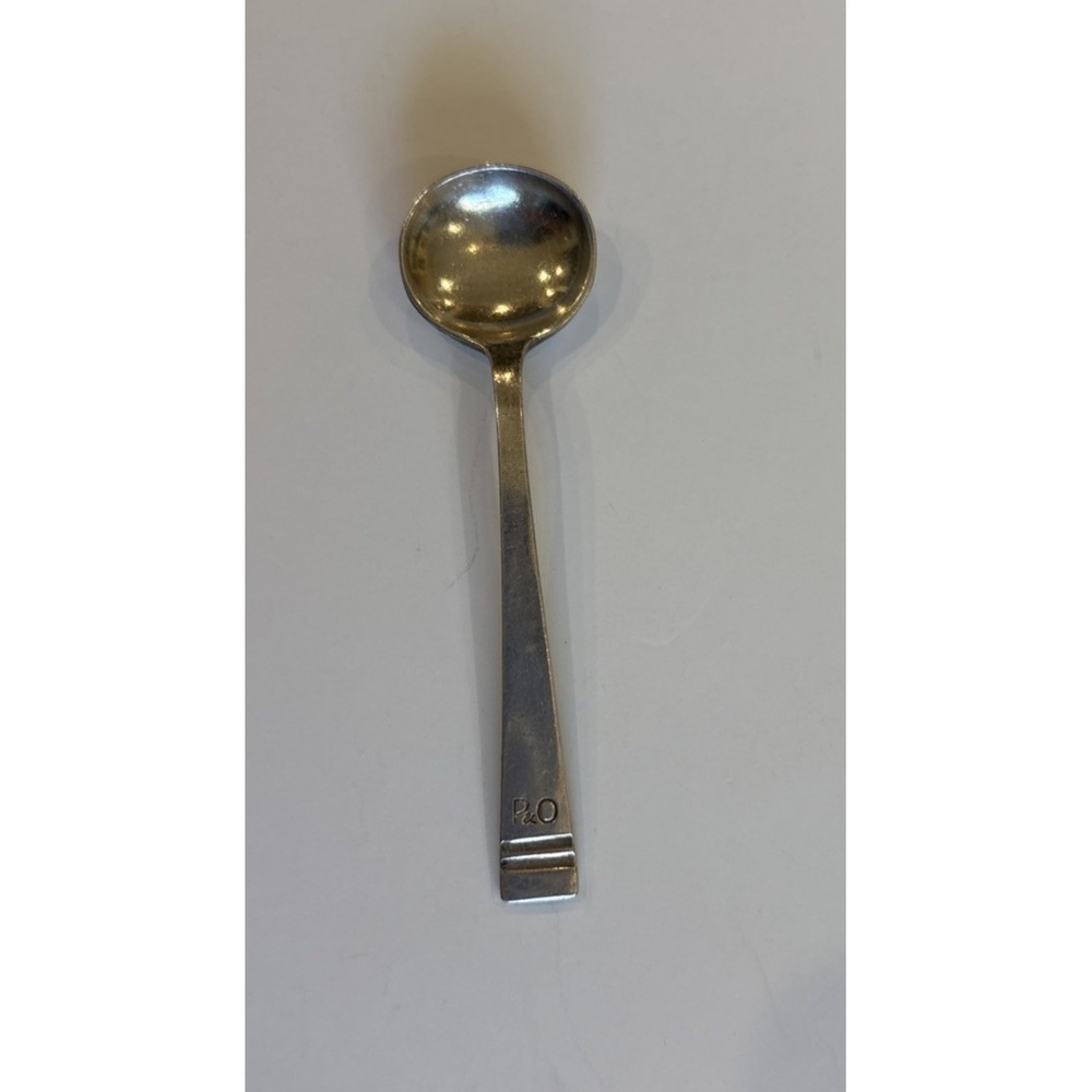 P&O Mappin and Webb Silverplate Salt/Condiment Spoon Navigation Cruise Flatware